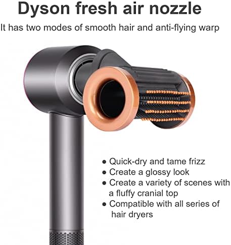 Upgrade Bico de acessório de pente de funda anti -voo para secador de cabelo supersônico Dyson - Acessórios