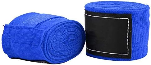 Xuuyuu envolve bandagens de boxe com suporte elástico de fechamento e punho para o treino de treinamento de kickboxing muay thai ou MMA para homens e mulheres