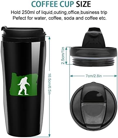 Xícara de café do Oregon Bigfoot com tampa caneca de viagem durável para bebidas 350ml