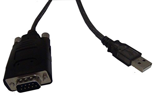 CBL-USB-232: Cabo do conversor USB a RS232 com parafusos de Thumscreiles, 1,1 m de comprimento