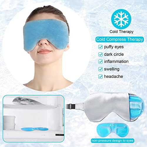 ATSUWELL Woiled Eye Mask MicrowAvable para olhos secos e seio