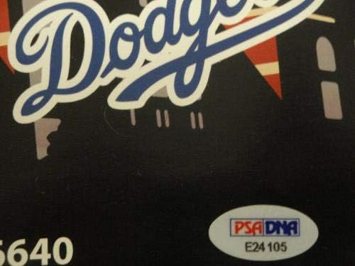 Eric Gagne assinado manuado autografado 17x24 Poster Los Angeles Dodgers PSA E24105 - Fotos de MLB autografadas