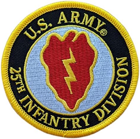 Divisão de Infantaria do Exército dos Estados Unidos, deserto / areia, adesivo bordado com adesivo de ferro