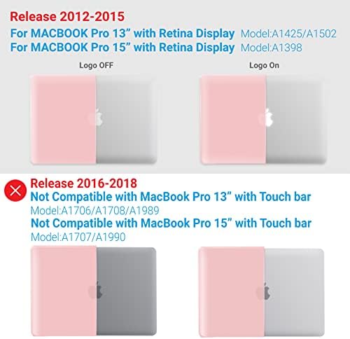 Ibenzer Compatível com MacBook Pro 13 polegadas CASO 2015 2014 2013 Fim 2012 A1502 A1425, capa de concha dura com