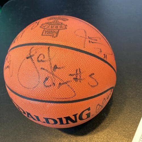 A marca Elton Steve Francis Baron Davis 1999 NBA Draft assinou o basquete JSA CoA - Basquete autografado