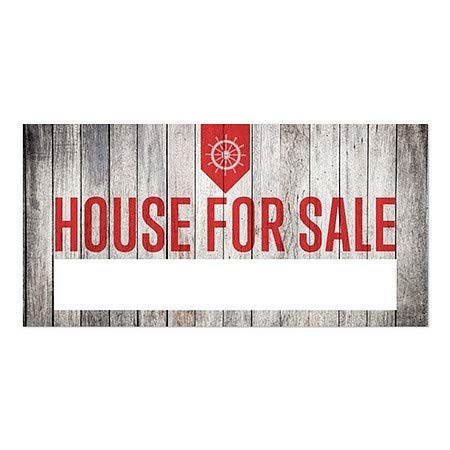 CGSignLab | Janela House for Sale -natical Wood se apega | 24 x12