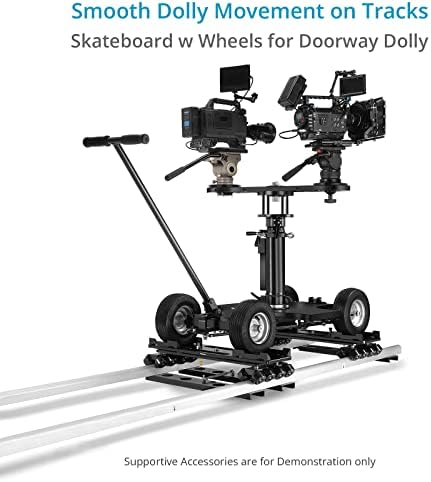 Proaim Skateboard Pro para a Câmera da plataforma Doorway Dolly. Para faixas retas e curvas. Oferece carga útil