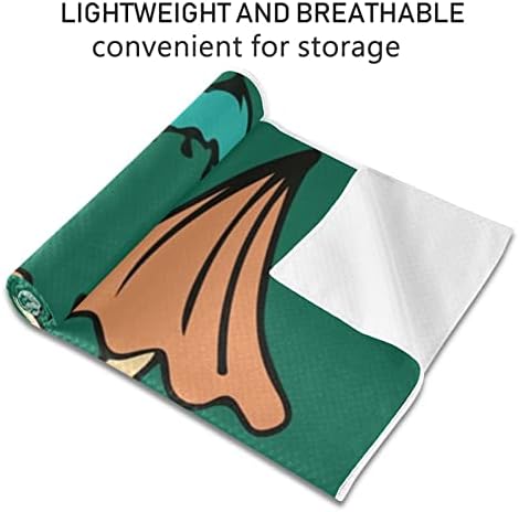 Aunhenstern Yoga Blanket Funny-Cute-Champignon-Mushroom Yoga Towel Yoga Mat Toalha