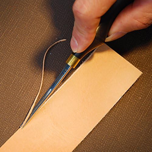 Owden Professional Leather Edge Chankes para artesanato de couro, ferramenta de couro para corte