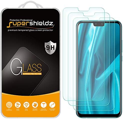 Supershieldz projetado para Huawei y9 Protetor de tela de vidro temperado, anti -ratinho, bolhas
