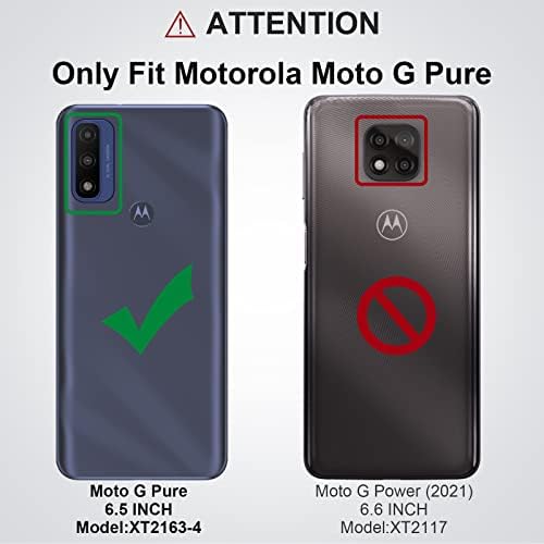 NTZW para moto G Caixa de telefone puro: Moto G Power 2022 Case-Moto G Play 2023 Caso de proteção