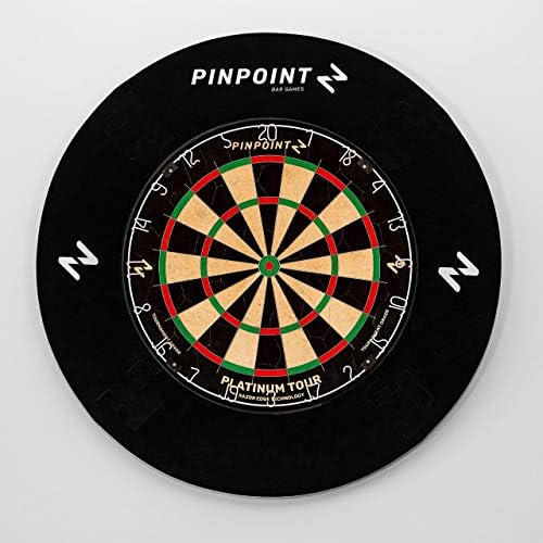 Pinpoint Platinum Tour Professional Dartboard - Bristle Dart Board | Darts Board para jogos de