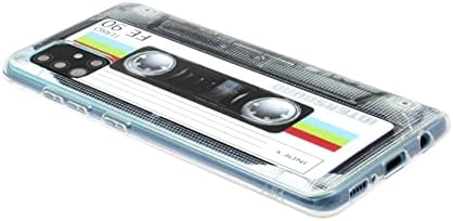 TNCYOLL Compatível com a capa Samsung Galaxy A51 Cool Tape, cassete retro e slim Dual Cassete Música Proteção à prova de choques Casos de telefones macios para Samsung Galaxy A51