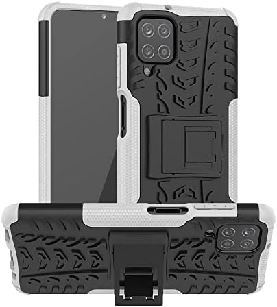 Lonuo Caso Caixa Caixa de proteção Compatível com o Samsung Galaxy A12 5G, TPU + PC Caixa de Bumper Militar