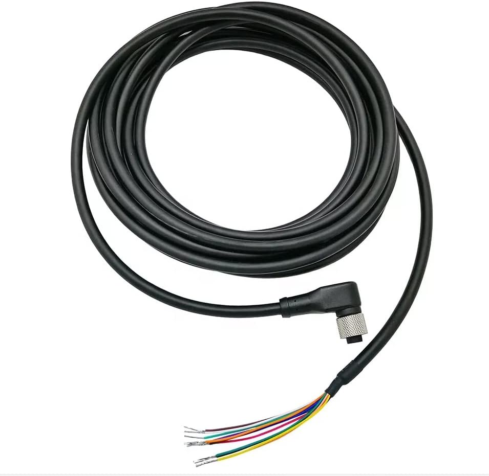 HANGTON CONDEX SENSOR 24V POWER IO Trigger Cable M12 fêmea de 12 pinos codificados para abrir fios para atuador