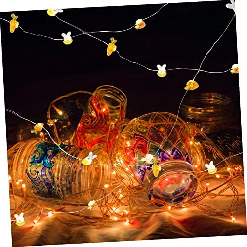 Veemoon 1pc String Bunny Lights Decor LED Decoração Led String Light Eggs para decorar festas de festas