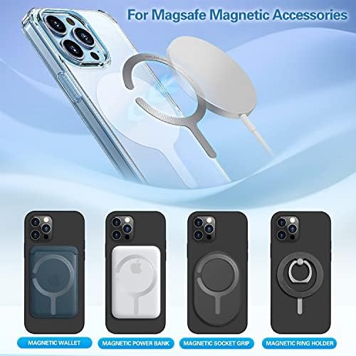 4pcs adesivos de anel de metal adesivo para magsafe, conversor fino para atualizar iPhone 12 13 14 Pro Max