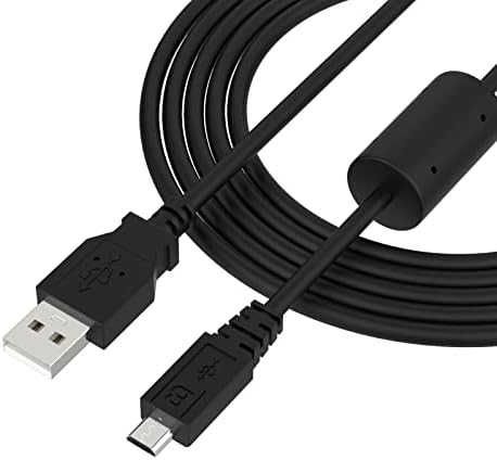 ToEAsor Replacement Micro USB Cable IFC-600PCU Data de carregamento Sync Sync Cord Compatível com Canon