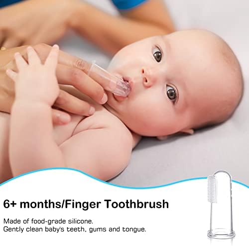 Baby criança infantil escova de dentes 6 a 12 meses e mais de idade 1 2 3 1-2 2-4 anos, 10 em 1
