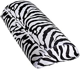 Descanso de braço para unhas - almofada de manicure - 1 travesseiro de salão de almofada macia travesseiro de travesseiro de manicure para manicure ferramentas de unhas de design coluna prego semicircular - zebra - braço de manicure descanso