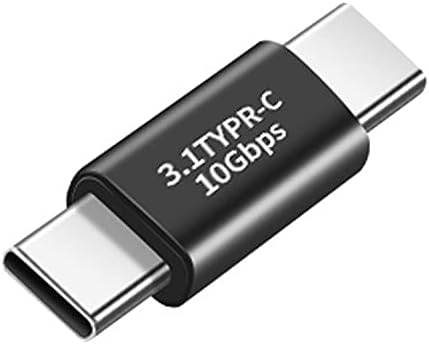 Ângulo reto USB tipo C masculino a 3.0 adaptador feminino, adaptador de 90 graus Adaptador, fêmea USB3.0 masculina [10 Gbps], 3.1 Um adaptador, suporta sincronização de dados super rápidos