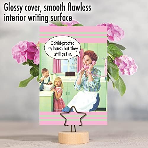 Pacote Nobleworks de 3 cartões histéricos do Dia das Mães com envelopes à prova de crianças Ephemera Mothers Day C0102mdg-C3x1