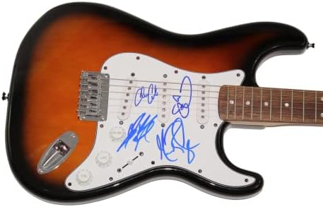 OAR O.A.R. A banda assinou o autógrafo em tamanho grande Fender Stratocaster Electric Guitar B com Hames