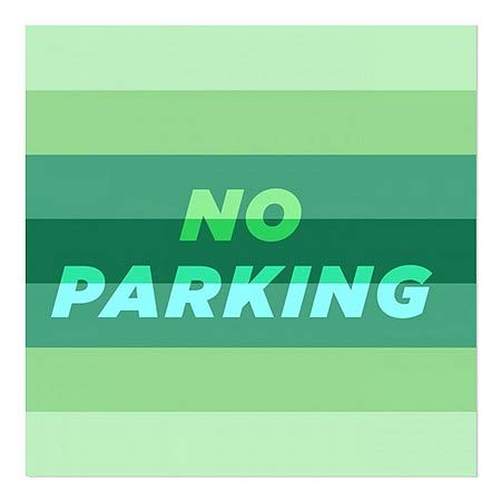 CGSignLab | Janela sem estacionamento -gradiente moderno se apegar | 8 x8