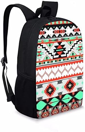 Afpanqz Retro Aztec Backpack Backpack Double Zipper Closure Bookbags Stanha escolar Soldweight