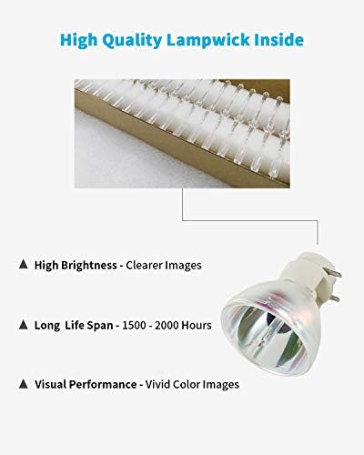 Kosrae 20-01501-20 Lâmpada de lâmpada do projetor para Smartboard 480i5 880i5 885i5 SB880 SLR40WI