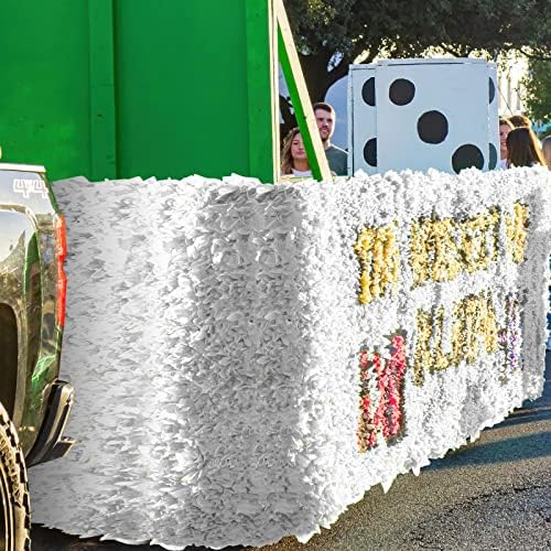 Henoyso 1200 lençóis papel de lençóis para desfile de graduação de tecido Float pomps 5,5 x 5,5 polegadas