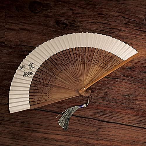 WGYYB Artesanato dobrável Fan6 Incense Papel Fan Fã dobrável ventilador pintado à mão Fã japonês Fan