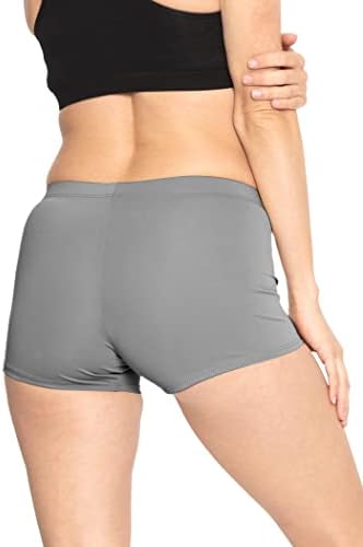 Stretch é conforto feminino e shorts de saque de nylon de tamanho grande | S-3x