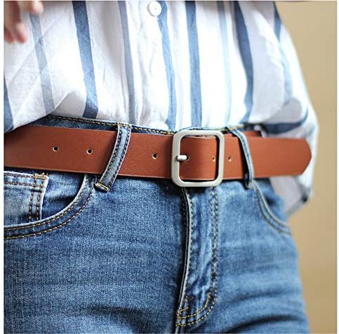 ANDONGNYWELL Women Belt Casual Leather para cintos de jeans com cintura da cintura da cintura Cincha