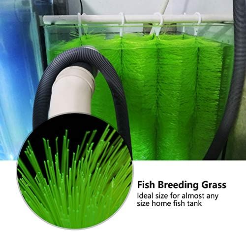 Zerodis 60cm / 100cm Aquarium Artificial Grass Decorativa de peixe em tanque de peixe aquário para criação