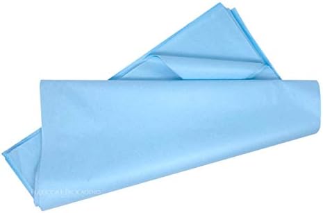 Embalagem Flexicore Blue Light Gift Pap papel xl | Tamanho: 20 polegadas x 30 polegadas | Conde: 48 folhas
