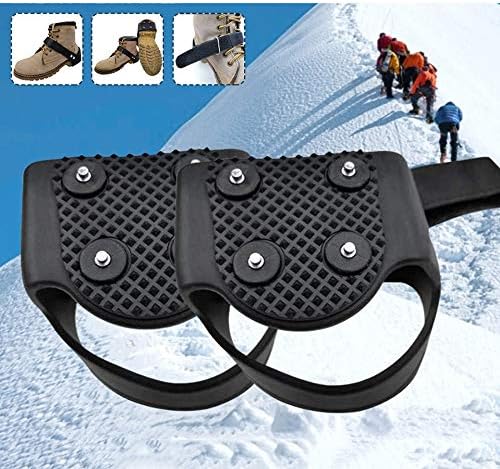 Sapatos de caminhada para segurança de Leige Snow Walking Non Slip 4 unhas Crampons Nail Sports Esportes