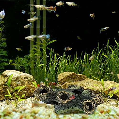 Momfei Aquarium Plants Decorações de tanques de peixes Médio/grande planta plástica Planta artificial
