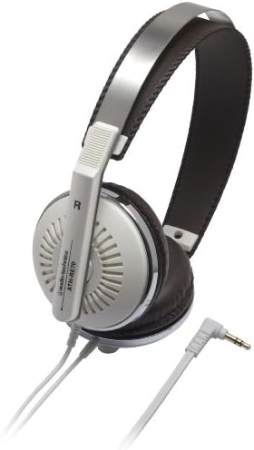 Audio Technica ATH-RE70WH Classic Retro Style On-Ear fones de ouvido, branco