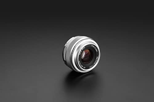Ttartisan 50mm F2 Lente de câmera de foco manual de quadro completo para montagem EOS-M como M1 M2 M3 M5 M6 M6II M10 M100 M50 M50II M200