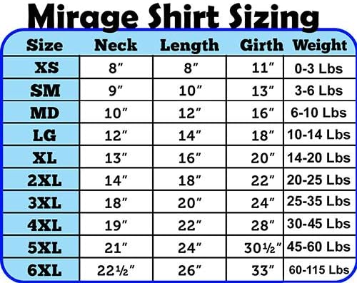 Mirage Pet Products 14 polegadas Miso Cool Tela Imprimir camisas para animais de estimação, Grande, cinza