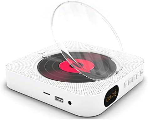 ZSEDP CD Player portátil Speaker estéreo LED TELA MONTABLE CD MUITO MUSICO PLAY