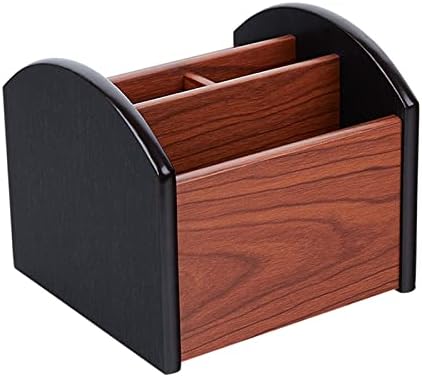AKFRIESNH Organizador Caixa de madeira Rack de madeira Lattice Storage Box de mesa de mesa Caixa de acabamento