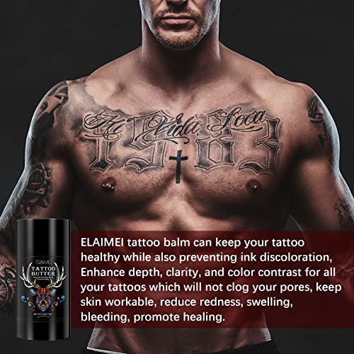 Tattoo Balm & Cream, Creme de cicatrização de tatuagem para pós -cuidado para tatuagem antiga e nova, iluminador