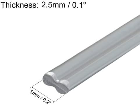 Uxcell 3/16 polegadas Hastes de soldagem de plástico PVC Hastes de soldador para pistola de ar quente