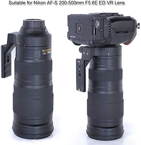 Anel de montagem do tripé da lente Ishoot para Nikon AF-S Nikkor 200-500mm f/5.6e Ed VR, CNC Mazhined