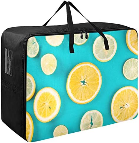 Saco de armazenamento de roupas N/ A Underbed para colcha - Bolsa de Limão de Limão de Limão de Verão