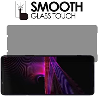 Aiselan para Sony Xperia 1 III vidro temperado anti-espinha, [2 pcs] 9H Drafidade anti-arranhão anti-espinharia