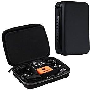 Navitech Black Shock Proof Hard Storage Case/Capa compatível com a câmera Aee Lyfe Titan Action