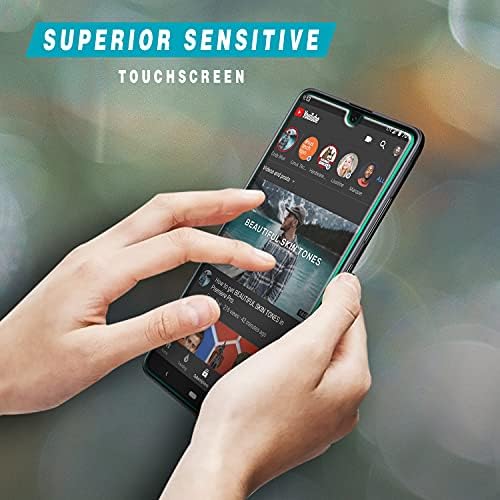 Protetor de tela HPTech [2 pacote] para Samsung Galaxy A71 4G / 5G / 5G UW Vidro temperado, dureza 9H, anti -scratch, Case Friendlybubble grátis